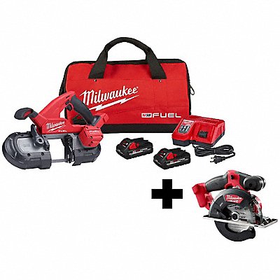 MILWAUKEE 282922000000 M18 Band Saw Kit and M18 Metal Circ Saw