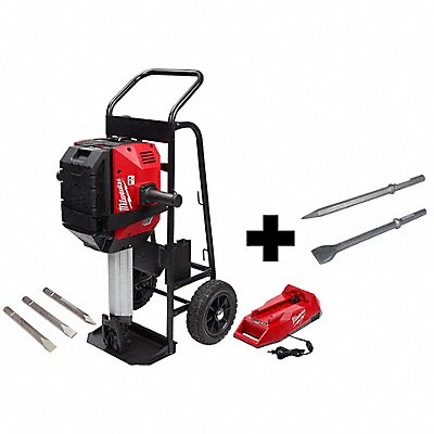MILWAUKEE MXF3681XC4862400048624010 MX FUEL Breaker Kit w/Extra 3 Chisels