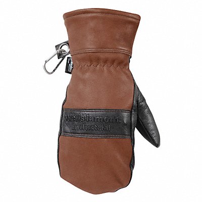WELLS LAMONT Y77668XXLGR Glove Hydrahyde Blk/Brown Mitten PR XXL