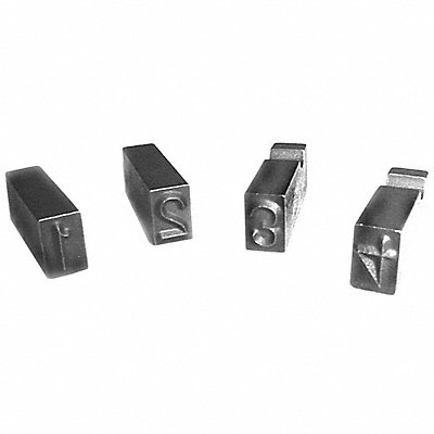 C.H. HANSON 27635 Number Set Steel 3/16