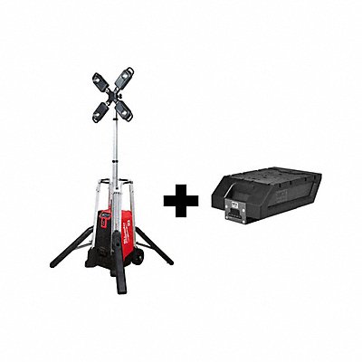 MILWAUKEE MXF0411XCMXFXC406 CordlessTripod Light Battery Included 24 3/4 L