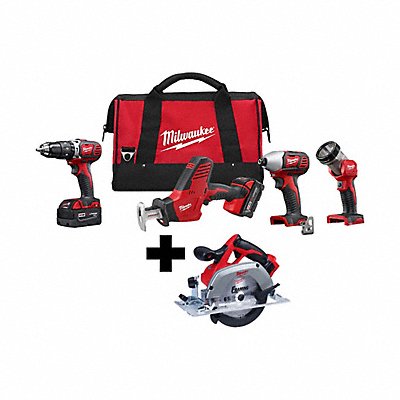 380FL9 MILWAUKEE 269524000000 M18 Combo Cmpt Hd/Hackz/1/4 Hex Imp D
