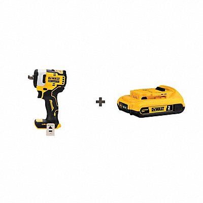 DEWALT DCF911BDCB203 Cordless Impact Wrench 1/2 in w/ Battery