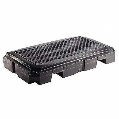 PIG PAK604BKWD Spill Containment Pallt 2-Drum 66 Lx40 W