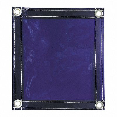 TILLMAN 604R66 Welding Curtain Blue Vinyl 6 ft W 6 ft H