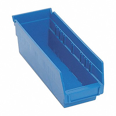 QUANTUM STORAGE SYSTEMS KQSB101BL10 Shelf Bins 11-5/8 x4-1/8 x4 Blu PK10