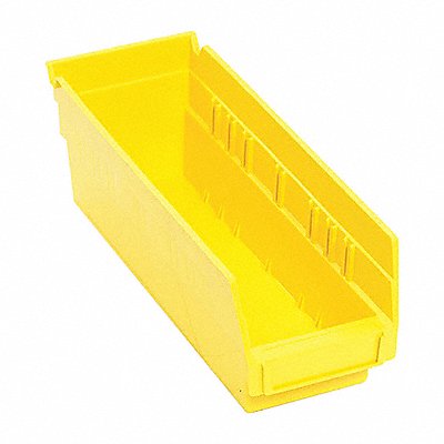 QUANTUM STORAGE SYSTEMS KQSB101YL10 Shelf Bins 11-5/8 x4-1/8 x4 Yel PK10