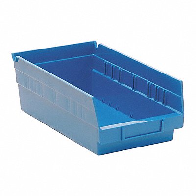 QUANTUM STORAGE SYSTEMS KQSB102BL10 Shelf Bins 11-5/8 x6-5/8 x4 Blu PK10