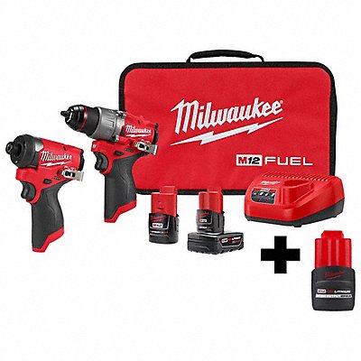 MILWAUKEE 34972200000000 M12 FUEL 2-Tool Combo Kit M12 CP2.5