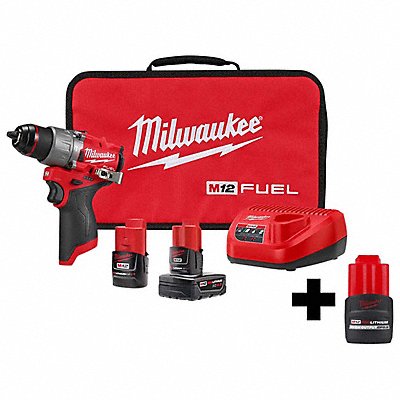 MILWAUKEE 34042200000000 M12 FUEL 1/4 Impact Kit CP2.5 Battery