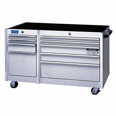 CDI 200010002 Rolling Cabinet 45 Wx24 Dx33 H White