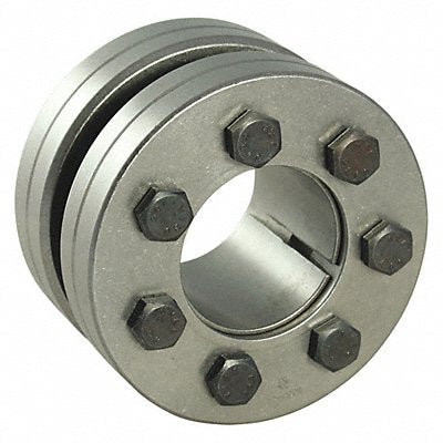 CLIMAX METAL PRODUCTS C600E125 Keyless Rigid Cplg Clamp 48mm L