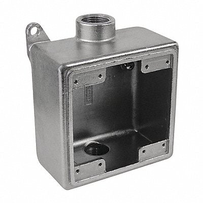 CALBRITE S60700FDCD Weatherproof Box 2Gang 3/4 Hub 45cu. in