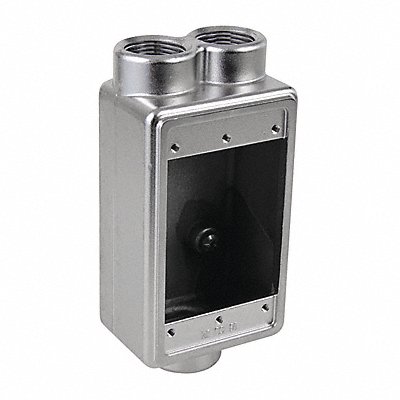 CALBRITE S60700FSCC Weatherproof Box 1Gang 3/4 Hub 18cu. in