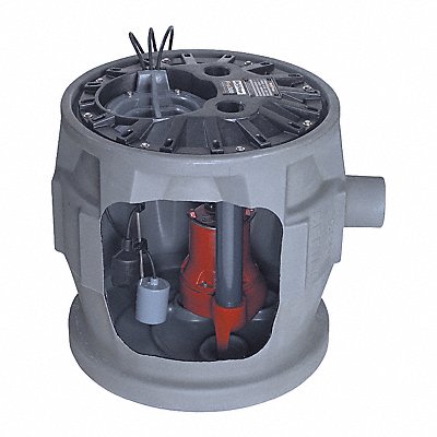 LIBERTY PUMPS P382LE71 Simplex Sewage System 0.75 hp 115V AC