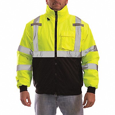 TINGLEY J26002LG Large Bomber Jacket High Visibilty Yellow/Green