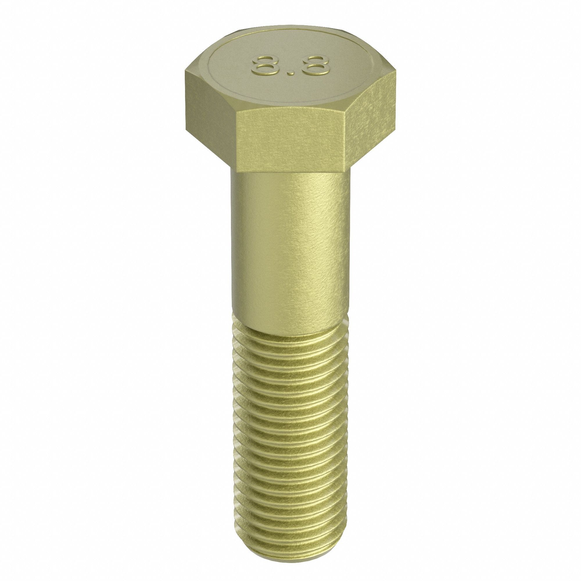 GRAINGER M012201400160 Hex Head Cap Screw Steel 160mm M14-2.00 10PK