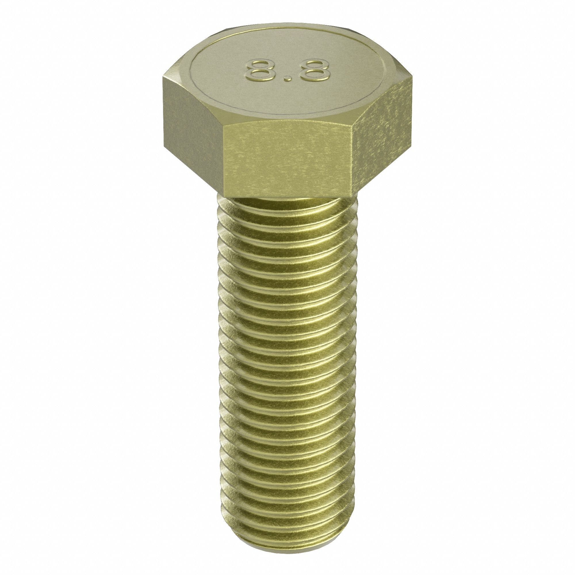 GRAINGER M012301000050 Hex Head Cap Screw Steel 50mm M10-1.50 50PK