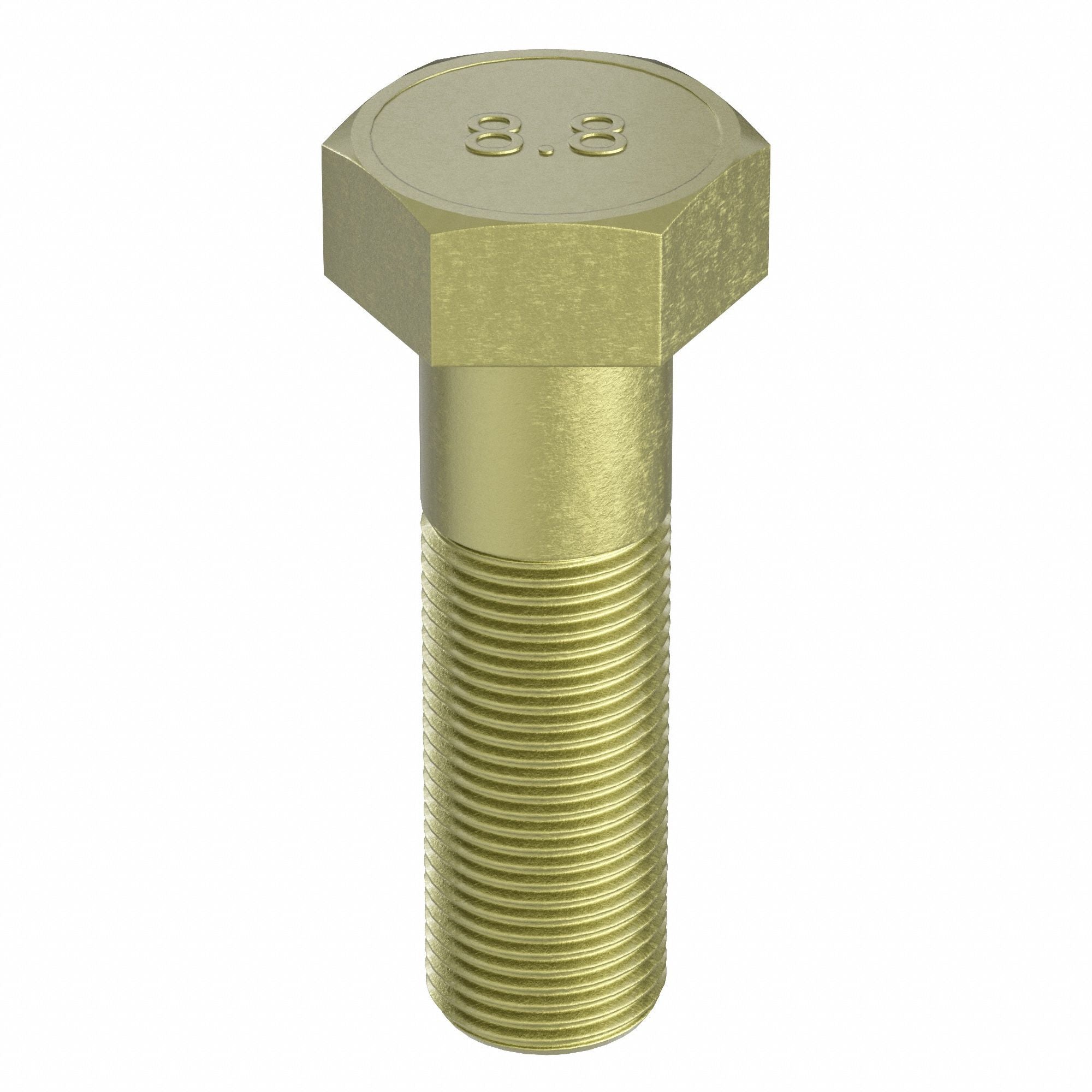 GRAINGER M012411800090 Hex Head Cap Screw Steel 90mm M18-1.50 10PK