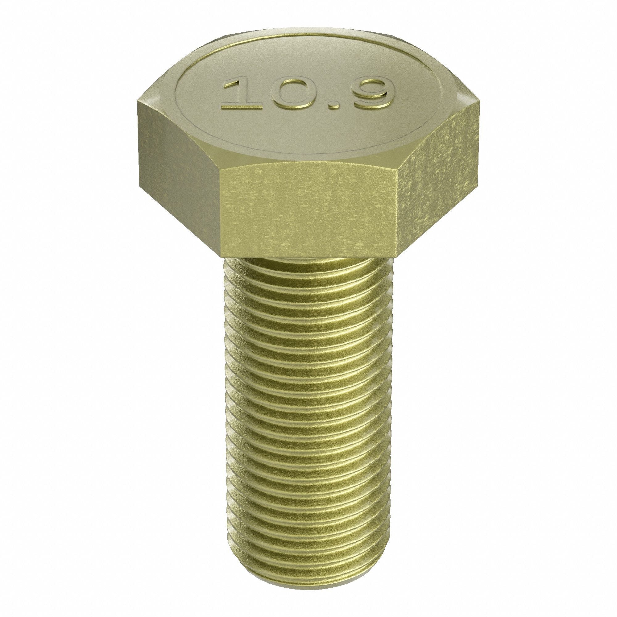 GRAINGER M012511000020 Hex Head Cap Screw Steel 20mm M10-1.00 50PK
