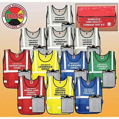DISASTER MANAGEMENT SYSTEMS DMS05526 Safety Vest Assorted HCIC Universal