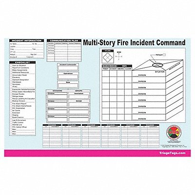 DISASTER MANAGEMENT SYSTEMS DMS05563 Multi-Story ICS Worksheet PK25