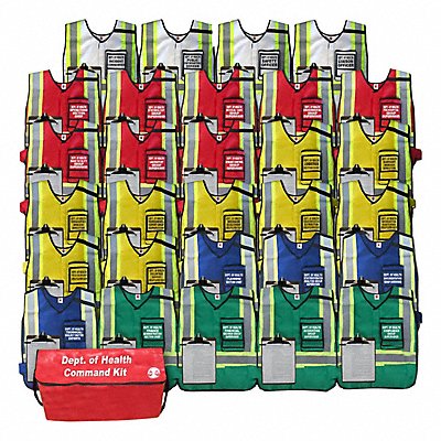 DISASTER MANAGEMENT SYSTEMS DMS05585 Department of Health Vest Kit 29Vests