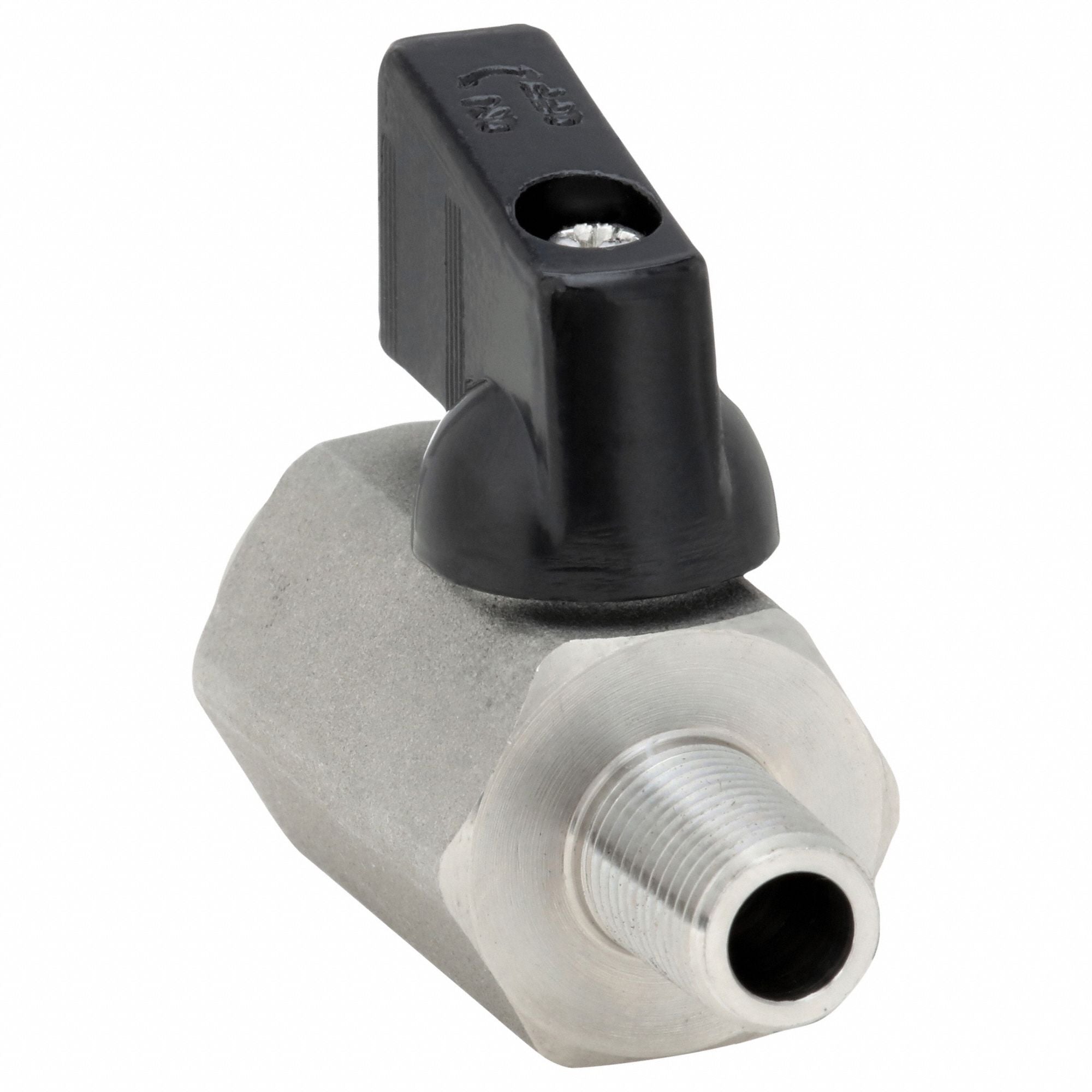 GRAINGER GSSMM18NL Manual 2-Way Ball Valve NPT 316 SS