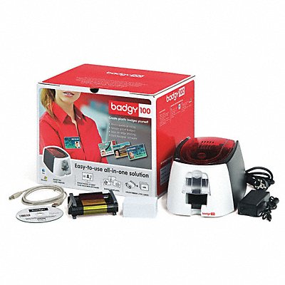 BADGY B12U0000RS ID Card Printer 30 mil 5-25/32 in H