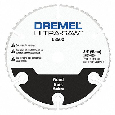 DREMEL US50001 Circular Saw Blade 3 9/10 in 15000 RPM