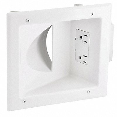 MONOPRICE 8476 Wall Plate W Surge Suppressor