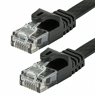 MONOPRICE 9545 Patch Cord Cat 5e Flexboot Black 1.0 ft.