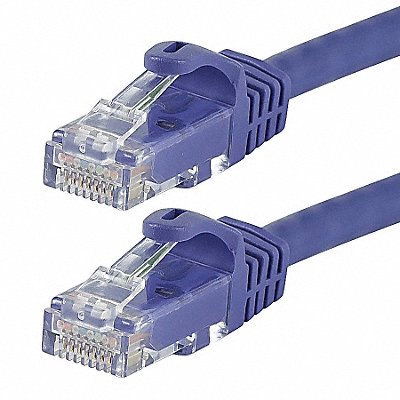 MONOPRICE 9873 Patch Cord Cat 6 Flexboot Purple 2.0 ft.