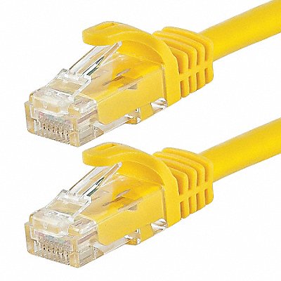 MONOPRICE 9839 Patch Cord Cat 6 Flexboot Yellow 0.5 ft.