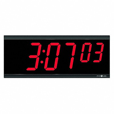 GRAINGER DIG6B Wall Clock Digital Electric