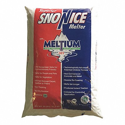 SUPERIOR SU050BGPAL Sno N Ice Melt 50 lb Bag Pallet