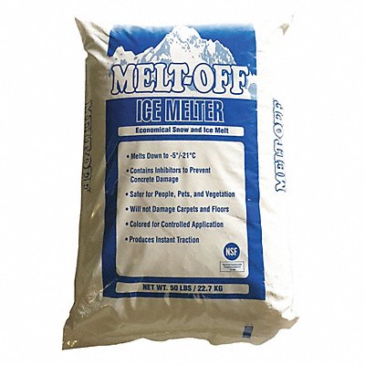 MELT-OFF VX050BGCPHT Ice Melt 50 lb Bag Half TL