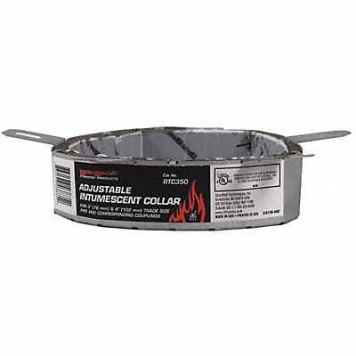 STI RTC350 Firestop Pipe Collar Steel 4.3 Dia.