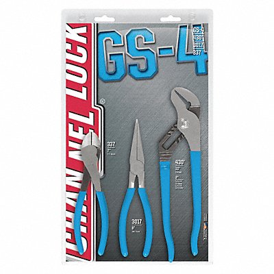CHANNELLOCK GS4 Plier Set Dipped 3 Pcs