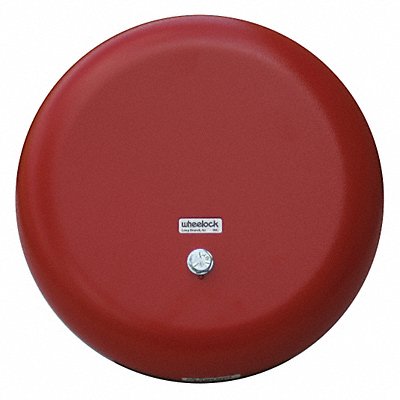 WHEELOCK CN121065 Bell 115VAC Red 10 in H