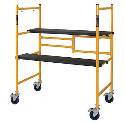 METALTECH IIMCN Portable Scaffold 3-21/64 ft.L Steel