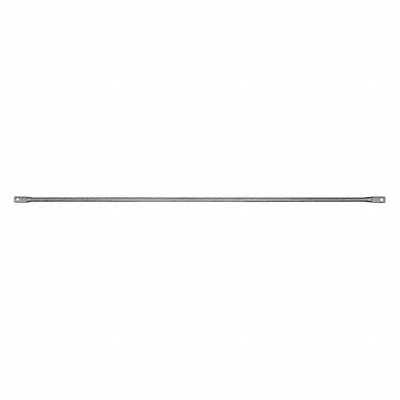 METALTECH MMGR7 Guard Rail 6-53/64 ft.L Steel 100 lb.