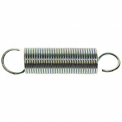 GRAINGER 37059GS Extension Spring SS 4-1/2 in L PK3