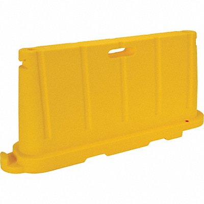 VESTIL BCD7636YL Stackable Poly Barricade Yellow