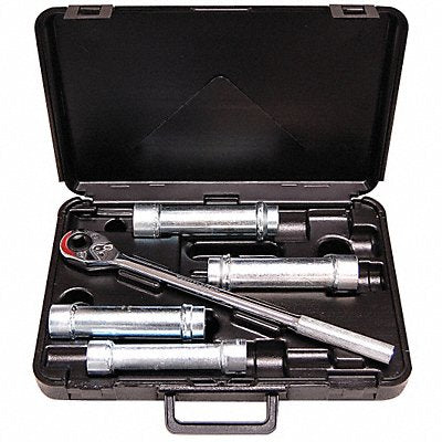 WHEELER-REX 960 Impact Socket Set Stl Znc Plated 15/16-1 1/4 in