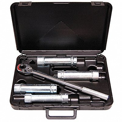 WHEELER-REX 965 Impact Socket Set Stl Zinc Plated 7/8-1 1/4 in
