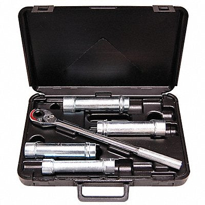 WHEELER-REX 966 Impact Socket Set Stl Zinc Plated 3/4-1 1/16 in