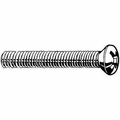 GRAINGER M246910300006 MS M3-0.50 Zinc Plated Oval 6mm 100PK