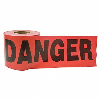 GRAINGER 16103 Barricade Tape Red 300 ft L 3 in