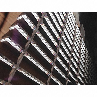 GRAINGER 24188R125C12 Welded Grating SS 12 ft Overall L